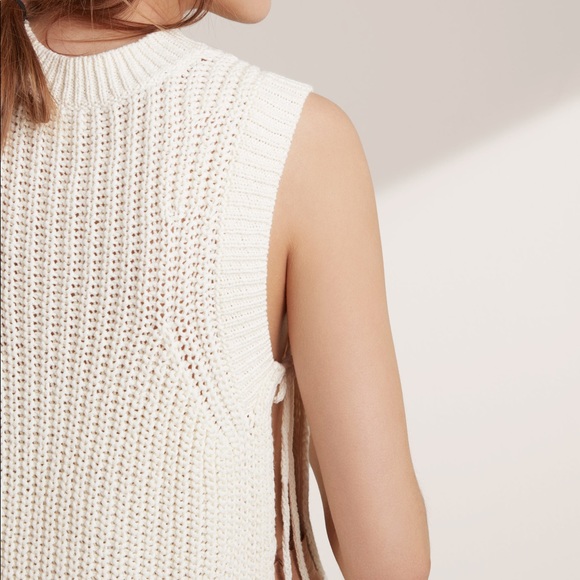 NWT Aritzia Wilfred Belford Sweater in Oak - Picture 4 of 6